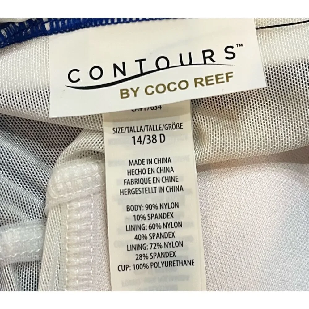 Coco Contours Clarity Bandeau Bra Sized Tankini Top